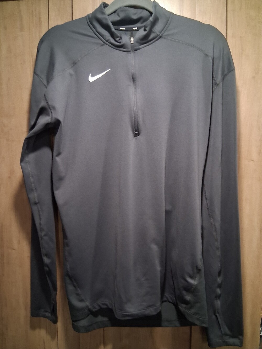 Nike Women's Dark Gray Half-Zip Performance Jacket